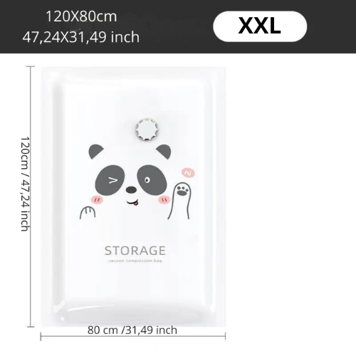 Compressiezak met pomp: Bespaar 80% ruimte