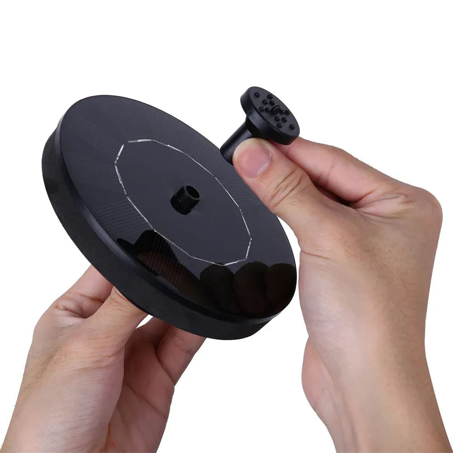 نافورة شمسية للحديقة: اجذب الطيور بأناقة